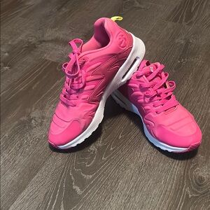 Zumba Fitness Pink Sneakers with Cushioned Support